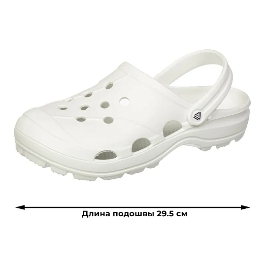 Сабо мужские EVART Ола белый/белый р.42