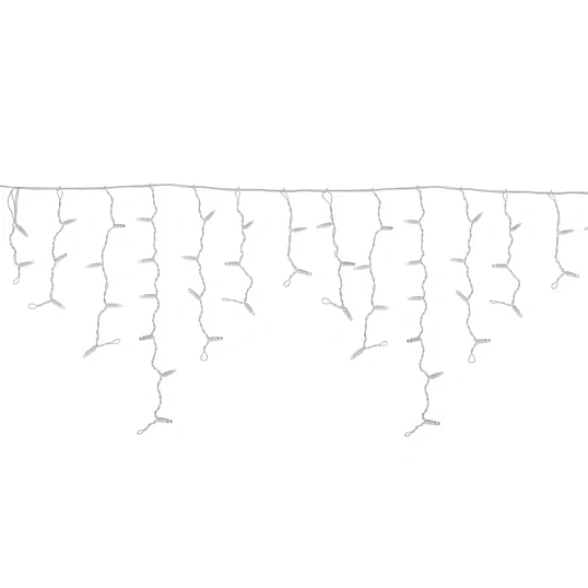 Гирлянда светодиодная Айсикл(бахрома) 176, 4,8х0,6 м,мерцание,Синий 255-163