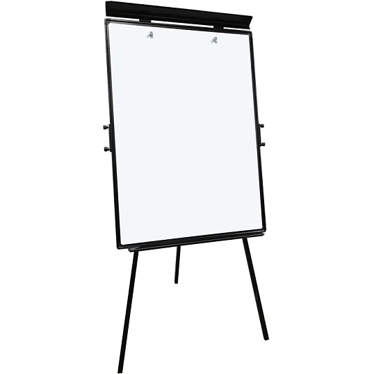 Флипчарт магнитно-маркерный Комус 100х70см на треноге регул.высота черный