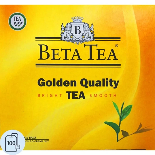Чай Beta Tea Золотое качество черный 1,5гx100пак