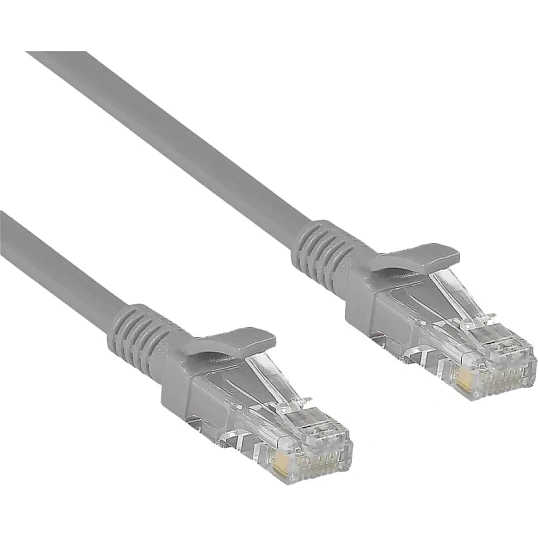 Патч-корд ExeGate UTP-RJ45-RJ45-C6-CU-0,5M-GY, cat.6, 0.5м <EX282002RUS