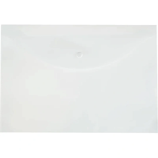 Папка-конверт на кнопке А4 Attache цвет в ассортименте 120 мкм 10 шт/уп