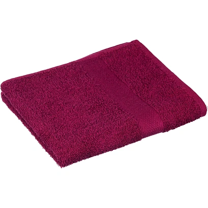 Набор полотенец махровых бордюр 440 г/м2, 50х90 винный, 10шт