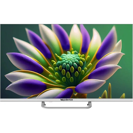 Телевизор 32 Topdevice TDTV32CS04H_WE, HD ready, смарт (WildRed) белый