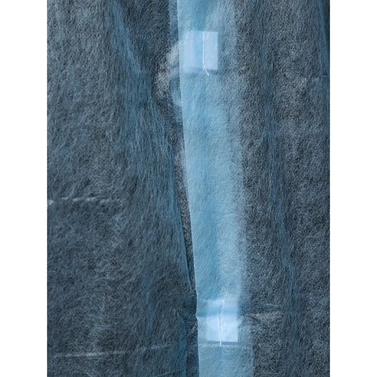 Халат на липучках, (20 гр), рXXL ,голубой, (5 шт/упак)