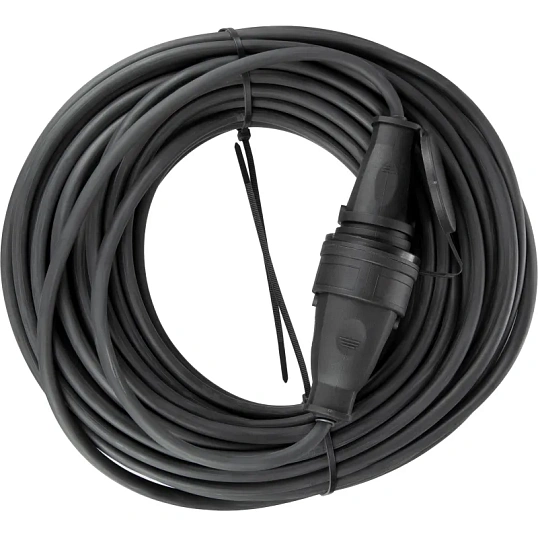 Удлинитель Topfort бублик КГ 2x2,5 кв.мм 10м 16А 1 гнездо б/з.,с/загл.,IP44