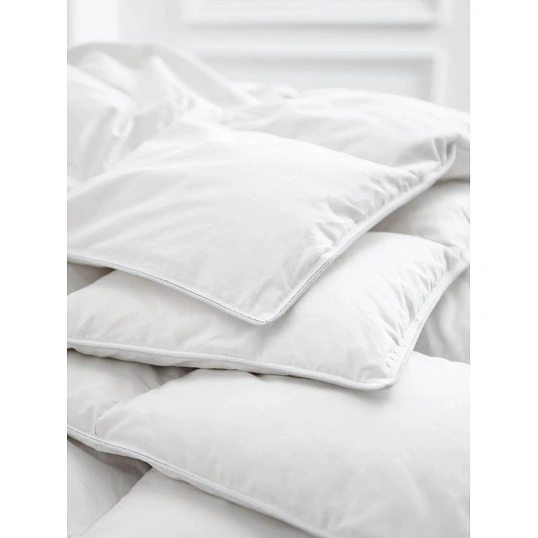 Одеяло 140х205,стандартное, Белый гусиный пух Экстра, Батист, Royal