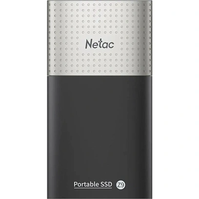 Портативный SSD Netac 500Gb/USB-C/EXT/Black (NT01Z9-500G-32BK)