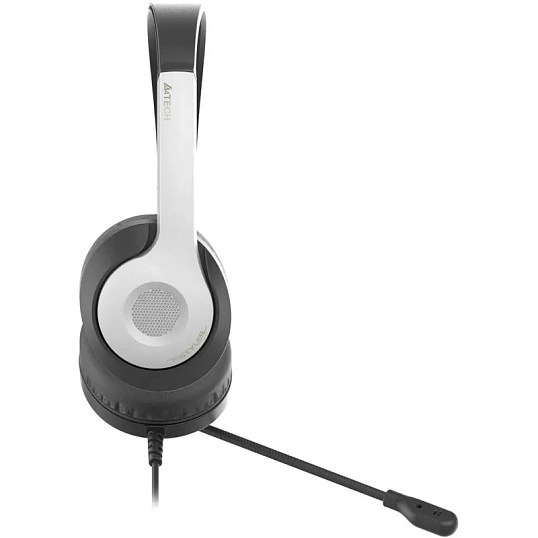 Гарнитура A4Tech Fstyler (FH100U (PANDA)) белый/черный 2м накладные USB