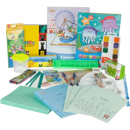 Набор первоклассника   60 предм, для мальчика