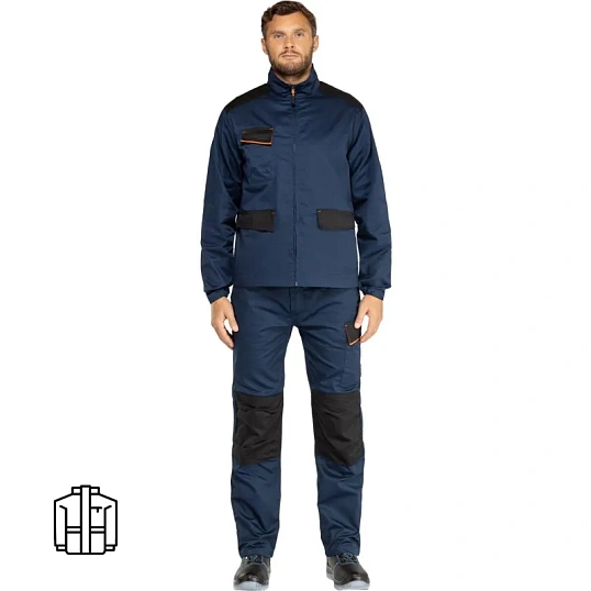 Куртка летняя муж MACH1 Range цв. cиний/оранж, р.XL (арт.M1VE2BMXG)