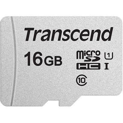 Карта памяти Transcend 300S microSDHC 16Gb UHS-I Cl10 +ад, TS16GUSD300S-A