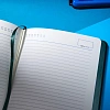 Ежедневник недатированный Attache СОФТ ТАЧ А5 136л иск.кожа т-зел(зел срез)
