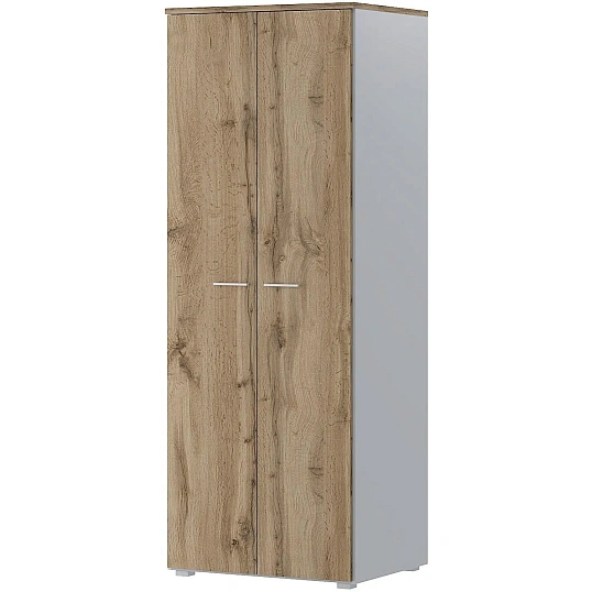 Корпус гардероба Комус Мебель К-Loft 241H002 786х616х2106 дуб натур/белый