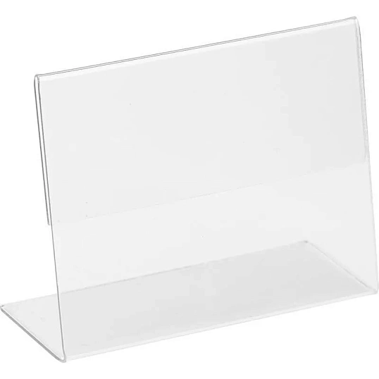 Ценникодержатель настол.д/ценника ПЭТ 80х60, 20шт/уп