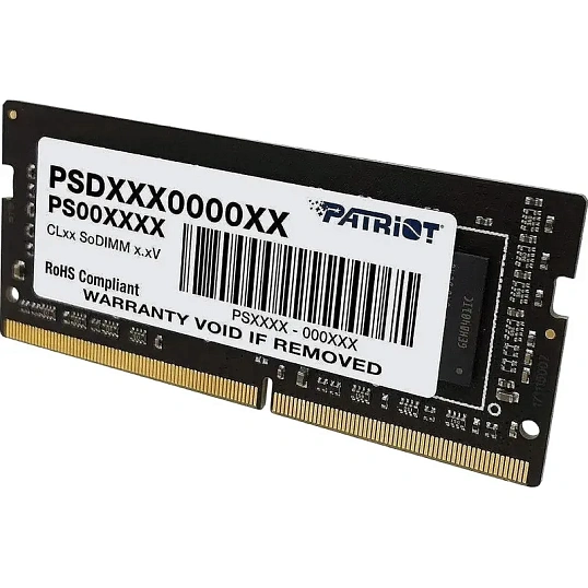 Модуль памяти Patriot DDR4 SO-DIMM 16GB 3200Мгц CL22 (PSD416G32002S)