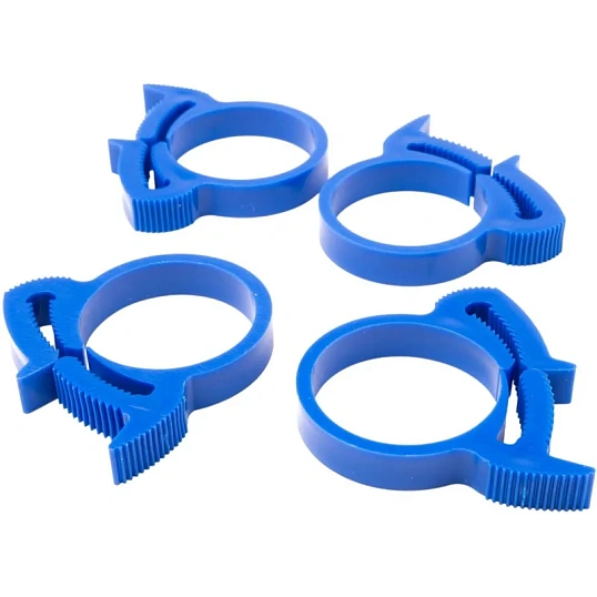 Хомут полипропилен Clip-Track  ф 26-22 (4 шт/упак) синий (А003.010.0426)