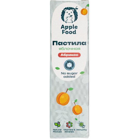 Пастила Apple Food слив_барб_гр_абр_клуб_лес.яг_виш_ябл (960г) 40гx24шт/уп