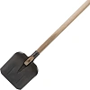 Лопата совковая РусТрейд 28x23 см сталь с р/ж дерев/черенок 110 см cи-01521