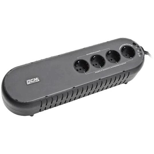 ИБП Powercom Back-UPS WOW-1000U, OffLine, 1000ВА/500Вт, 4 EURO, USB