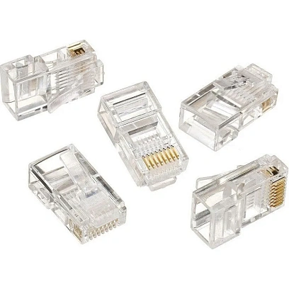 Вилка Cablexpert RJ-45 (8P8C) LC-8P8C-001 (3-fork)  кат.5e, (100 шт)