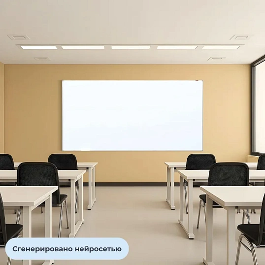 Доска магнитно-маркерная 120х240 см КОМУС в алюм. проф., лак