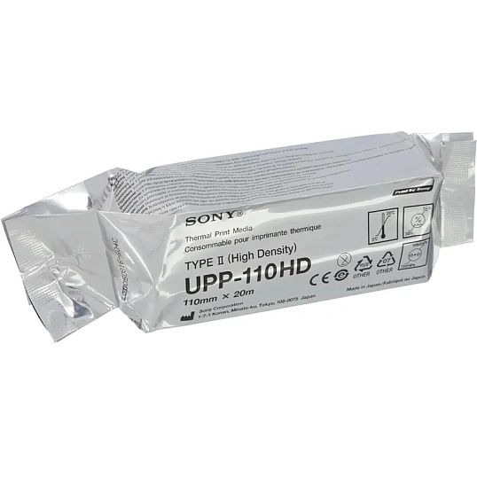 Бумага для УЗИ UPP-110HD SONY 110х20 (Orig) 10 шт/уп