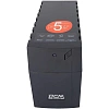 ИБП Powercom Raptor RPT-600AP EURO, лин-инт., 600ВА/360Вт, 3 EURO, USB