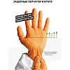 Перчатки трикотажн./искв.кожа утеплен. JetaSafety JLE625-7 цв.красн/сер р.S