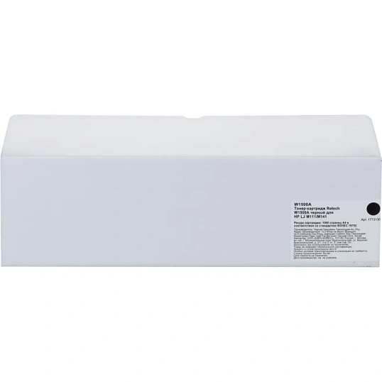 Тонер-картридж Retech W1500A чер. для HP LJ M111/M141