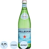 Вода минеральная San Pellegrino питьевая газ стекло, 0,75 л
