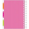Бизнес-тетрадь 140л,кл,А5,SPIRAL BOOK Розовый,евроспир,обл.пласт,разд.84111