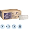 Полотенца бумажные д/дисп V-слож 1сл сер вторич 250л 20пач/уп