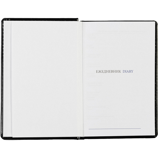 Ежедневник недатированный черн, А6, 100x150, 320стр, Agenda