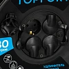 Удлинитель Topfort ПВС 2х1,5кв.мм, 30м на пласт.катушке, 4 роз. б/з, IP44