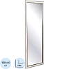 Зеркало МГЛ_ настенное 120 (400x1000) багет ПВХ белый