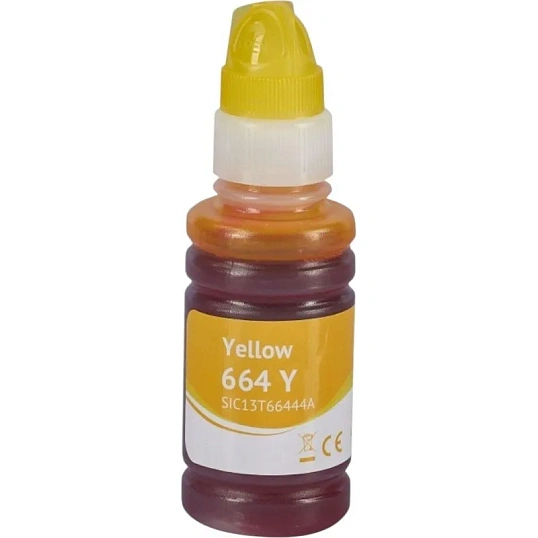 Чернила Sakura C13T66444A (664 Y) жел. для Epson L100/200/300