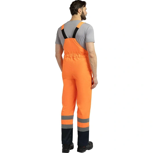 Костюм сигнальный летний муж (куртка,пк) лс07 оранж/т.син 128-132/170-176