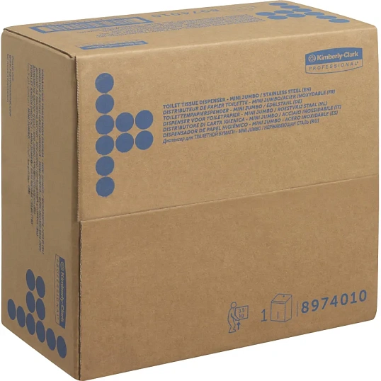 Диспенсер для туалетной бумаги в больших рул.Kimberly-Clark стальной 8974