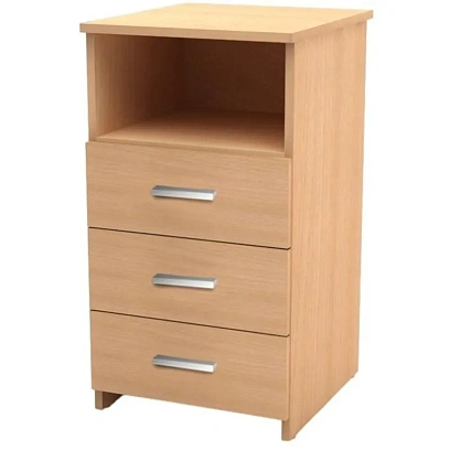 Тумба MON_Канц приставная, 3 ящика ТК31.10 400x450x750 бук невский