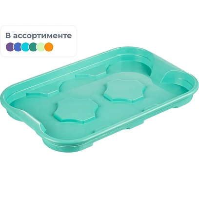 Поддон для пластиковых/торфяных горшочков для рассады 400мл, IG604710998