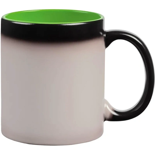 Кружка хамелеон On Display, матовая, зелено-черная арт.10869.90