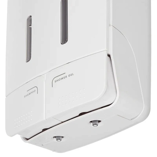 Дозатор для жидкого мыла Luscan Professional Etalon 2x550мл белый