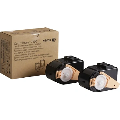 Тонер-картридж Xerox 106R02609 гол. для Ph7100 (2шт .)