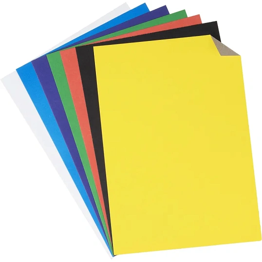 Картон цветной Выбор есть Отличник 7л 7цв А4 немелован.пакет