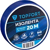 Изолента TOPFORT 19мм х 20м х 0,13мм синий