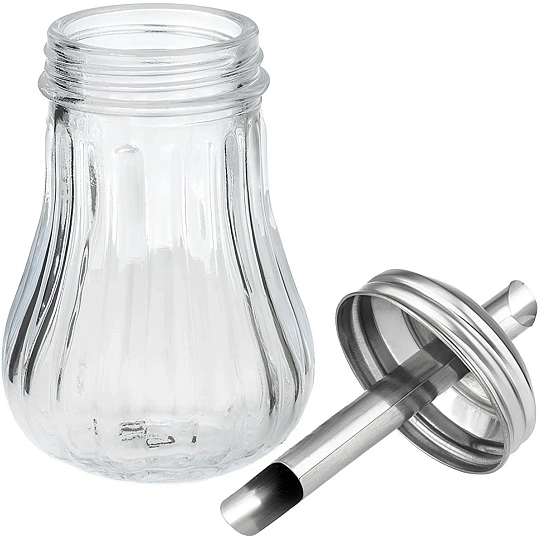 Сахарница с дозатором 250мл  LARA, стекло (LR08-30)