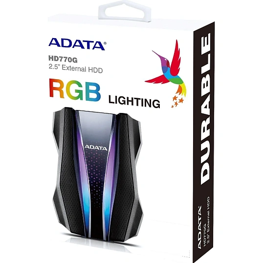 Портативный HDD ADATA HD770G, 1TB, 2,5, USB 3.2, AHD770G-1TU32G1-CBK