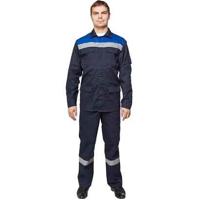 Костюм рабочий летний муж л05-КПК син/вас (р.56-58) 182-188 (Арсенал-СП)