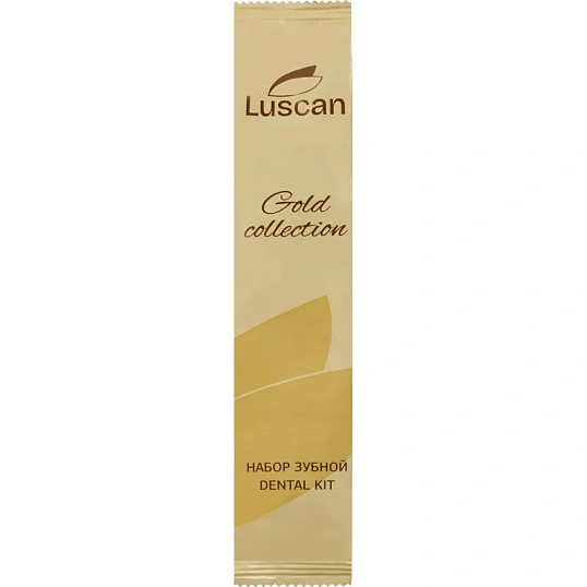 Набор зубной Luscan Gold Collection, ПЭ, 300 шт/наб
